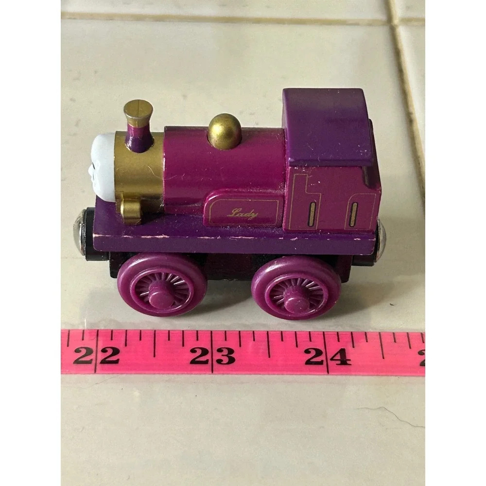 Thomas & Friends Wooden Railway Lady Purple Gold Magic Railroad Train Engine